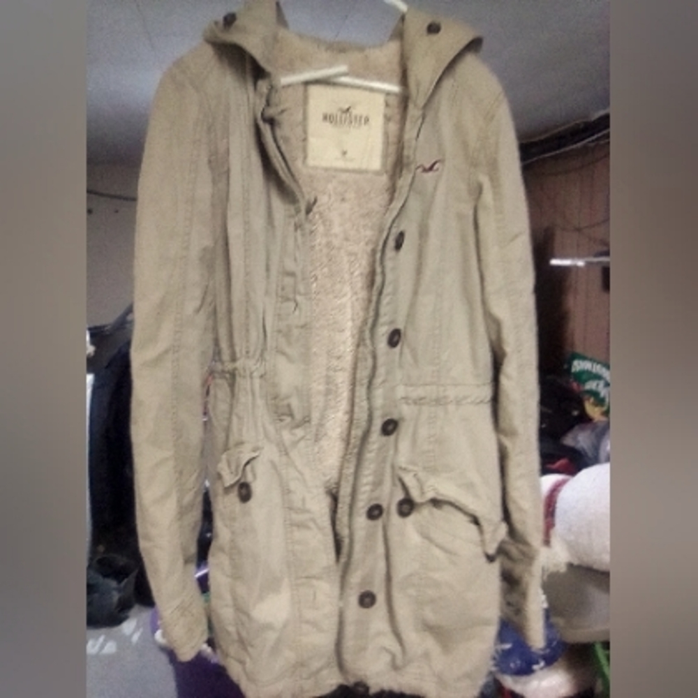 Hollister fur jacket